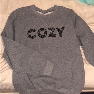 Grey cozy sweatshirt